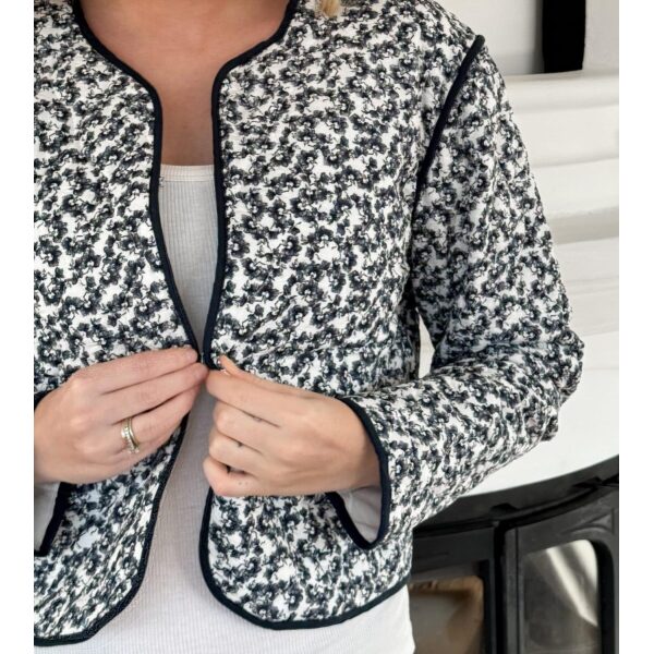 Elvera Jacket - Navy Rosehip Print - Bilde 3