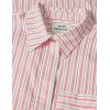 Poplinda Nancy Dress - Pinstripe / Flery Red - Bilde 2