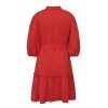 Linen dress - Red - Bilde 5