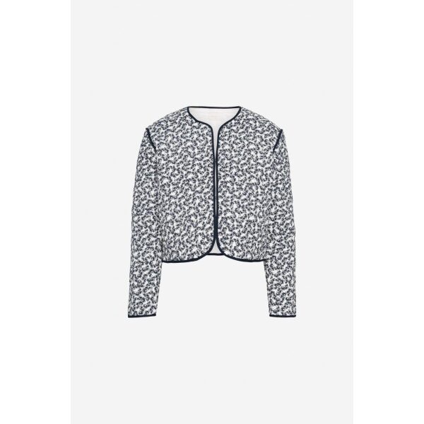 Elvera Jacket - Navy Rosehip Print