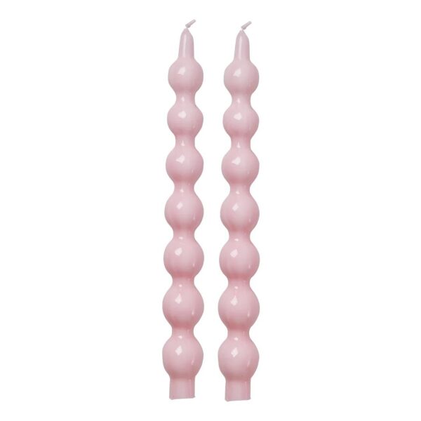 Curve Stearinlys Soft Pink - Bilde 2