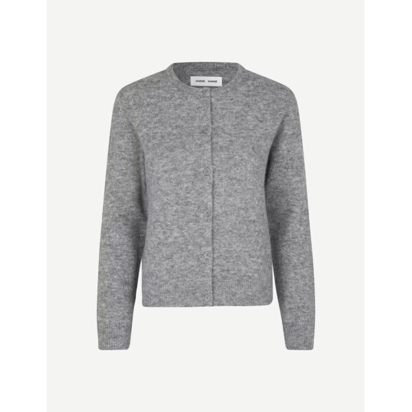 Nor Short Cardigan - Grey melange - Bilde 3