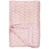 Quilt teppe Cathy malva m / hvite blomster