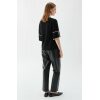 Malia Contrast Top - Black / Ecru - Bilde 4