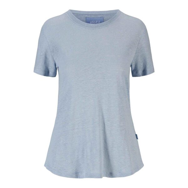 Jane Linen Tee - Kentucky Blue