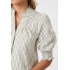 Diana Crepe Stripe Blouse - Brown - Bilde 2