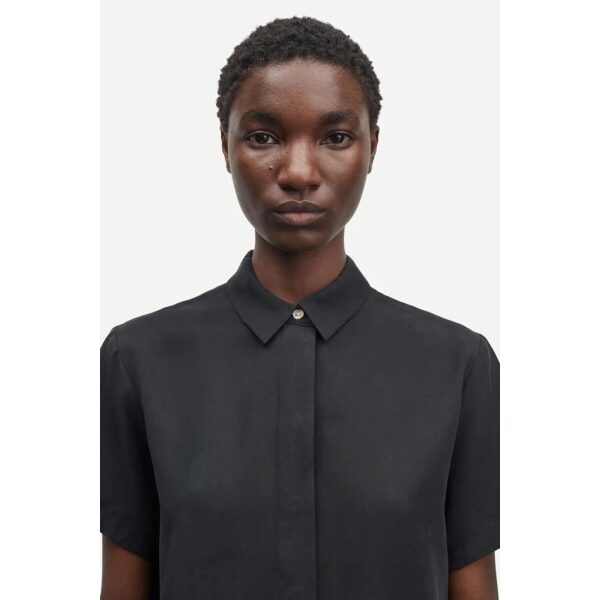 Mina SS Shirt - Black - Bilde 6