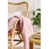 Quilt teppe Cathy malva m / hvite blomster - Bilde 4
