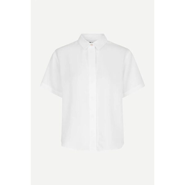 Mina SS Shirt - White - Bilde 3