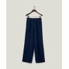 High Waist Wide-Leg Linen Pant Dark Blue - Bilde 4