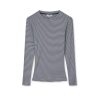 Cotton Stripe Tuba Tee - Parisian Night / Vanilla Ice - Bilde 4