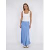 Vicky Heavy Sateen Skirt - Smoke Blue - Bilde 5
