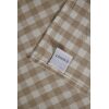 Duk ruter beige / hvit 145 x 340 cm - Bilde 2