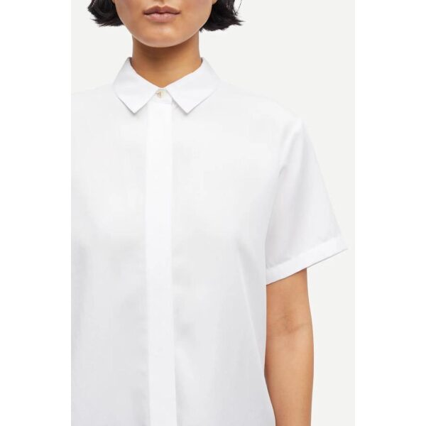 Mina SS Shirt - White - Bilde 2