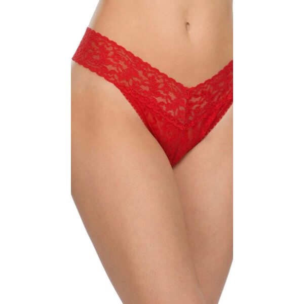 Hanky Panky Signature Lace Original Rise Thong - Red - Bilde 3