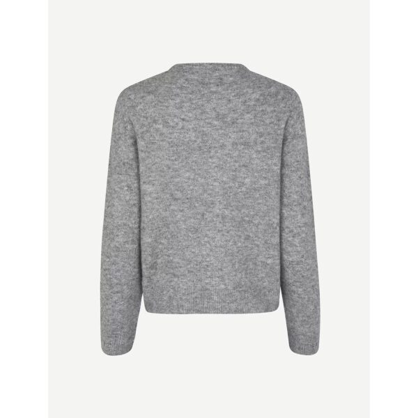 Nor Short Cardigan - Grey melange - Bilde 4