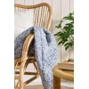 Quilt teppe Abby blågrått paisley mønster - Bilde 3