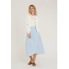 Peony wrap skirt - Blue / white - Bilde 6