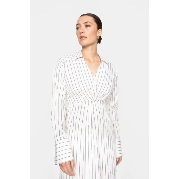 Livia Dress - Cream Stripe - Bilde 5