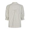 Diana Crepe Stripe Blouse - Brown - Bilde 5