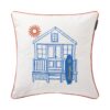 Beach House Organic Cotton Twill Pillow Cover