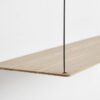 Stegde 2 shelves, solid oak matt 80 cm - Bilde 2