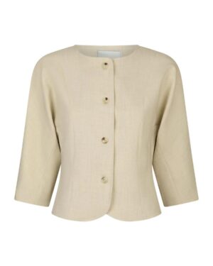 Mesto Melange Jacket - Beige Melange