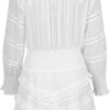 Harmoni S Voile Dress - White - Bilde 3
