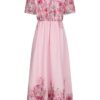 Serna Flower Print Dress - Light Pink - Bilde 2