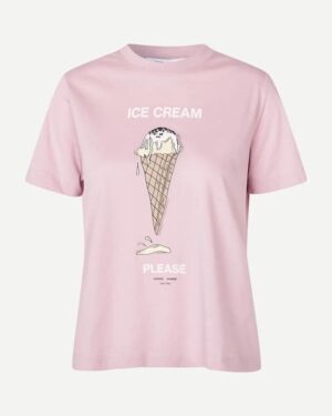 Sacamino SS t-shirt Ice Egret