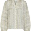 Lyla Soft Border Blouse Dusty Yellow - Bilde 2