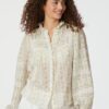 Lyla Soft Border Blouse Dusty Yellow