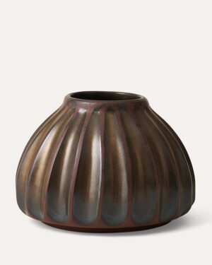Salon Small Round Vase Bronze
