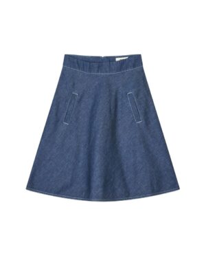 Air Denim Stelly Skirt Dark Blue Denim