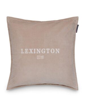 Logo Organic Cotton Velvet Pillow Cover
