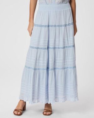 Felicia S Voile Skirt - Light Blue