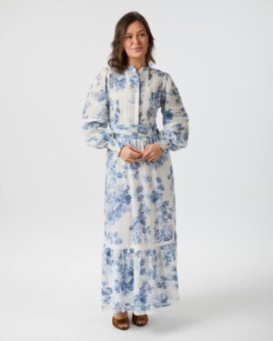 Columba Flower Flo Dress - Light Blue