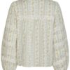 Lyla Soft Border Blouse Dusty Yellow - Bilde 4