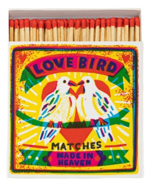 Fyrstikker - Love Birds by the Printed Peanut Matchbox