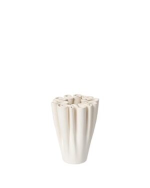 Dedali Vase h11 cm Offwhite