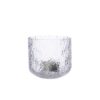 Lyslykt mønstrete glass d10 h9 cm
