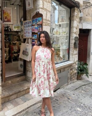 AbbyIc Dress - Vintage Rose