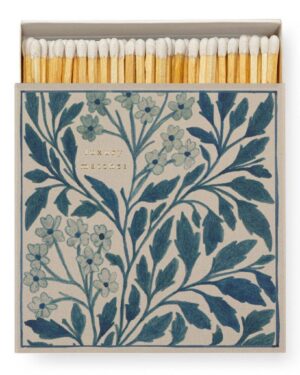Fyrstikker - Blue Floral by Wanderlust Paper Co