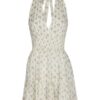 Magda Fine Print Dress - Creme - Bilde 3