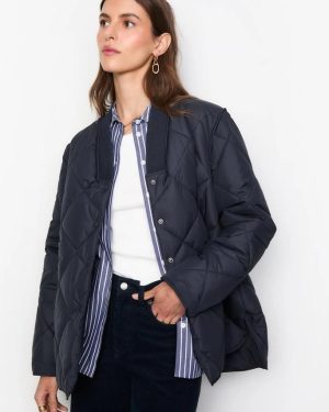 Marion Quilted Jacket Navy