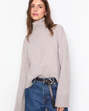 Abigail Knit Taupe Melange