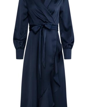 Iza Midi Dress Blue