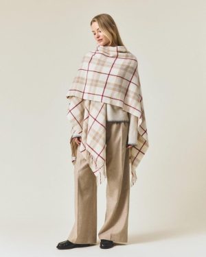 Wool Blend Poncho