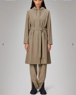 A - Line Longer W Jacket - Beige