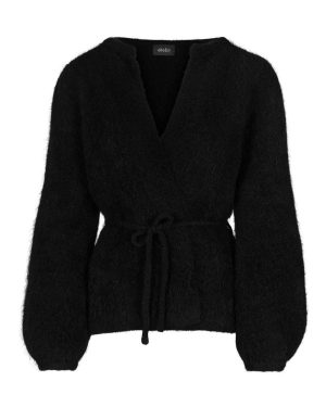 Fredrikke chunky cardigan Black